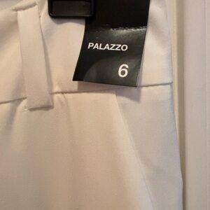 Off White Palazzo Pants